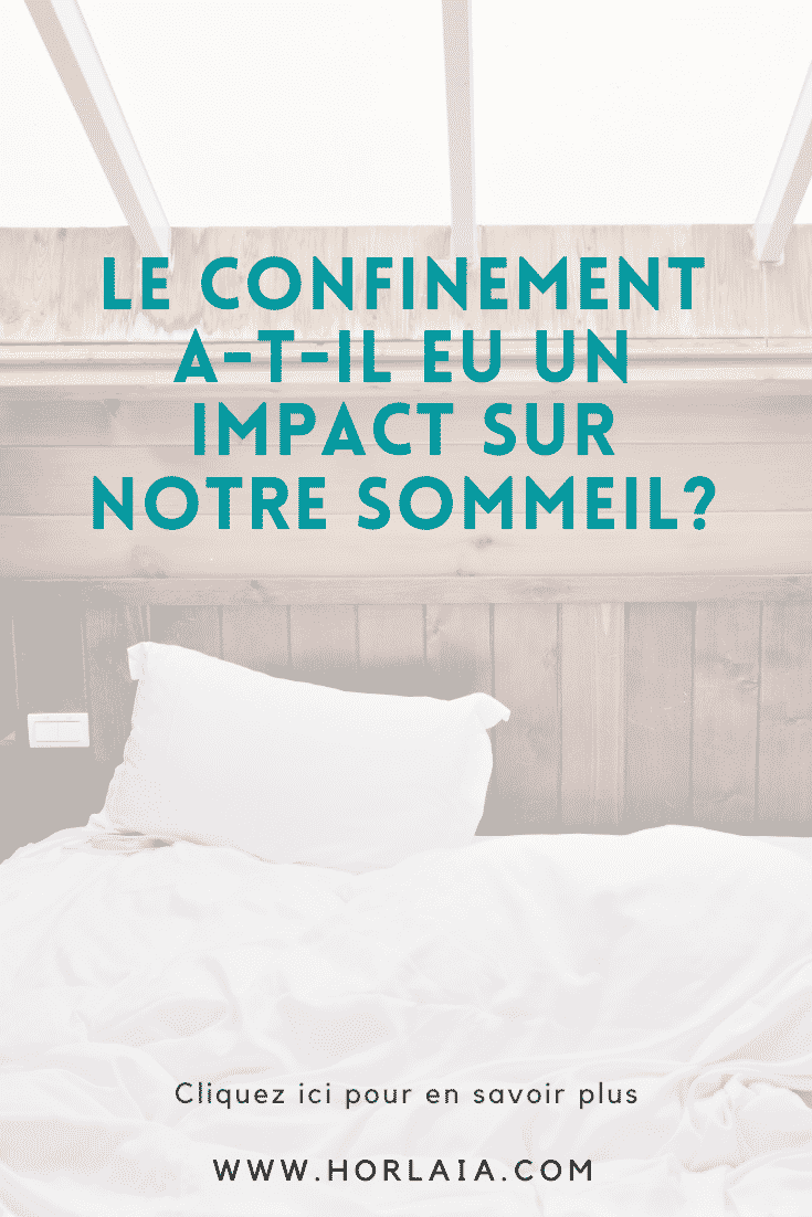 Sommeil et confinement